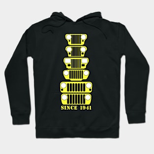 Jeep Grills Yellow Logo Hoodie